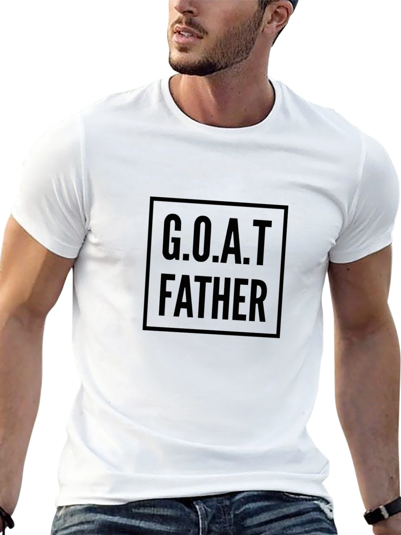 G.O.A.T. Father Black T-Shirt