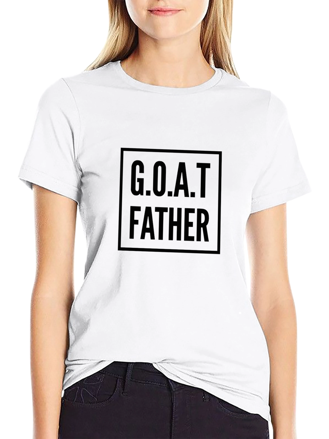 G.O.A.T. Father Black T-Shirt