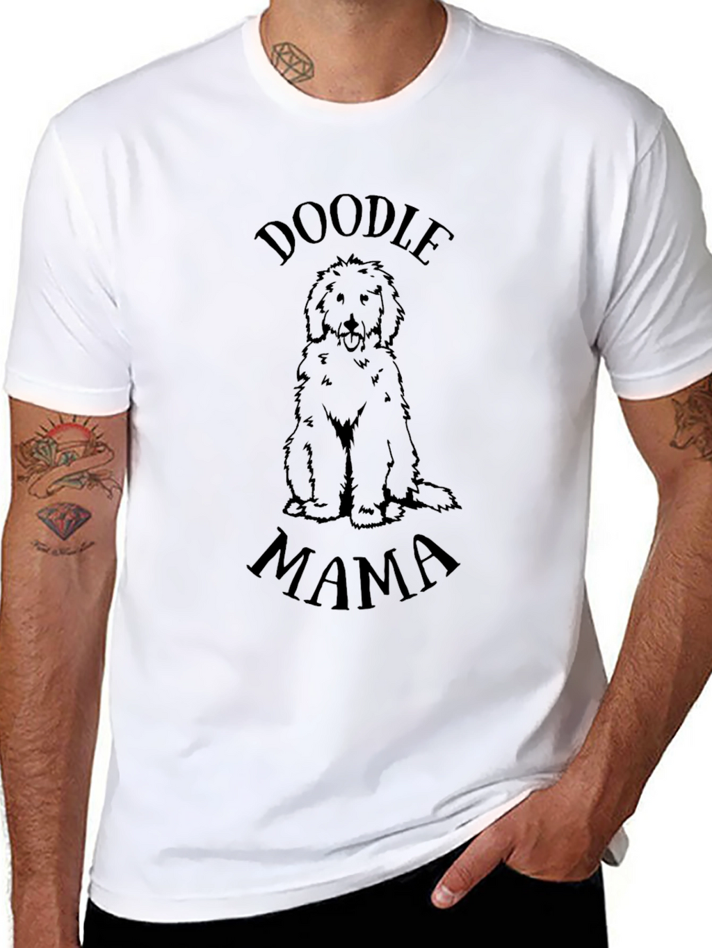 Doodle Mama T-Shirt - Cute Dog Lover Tee