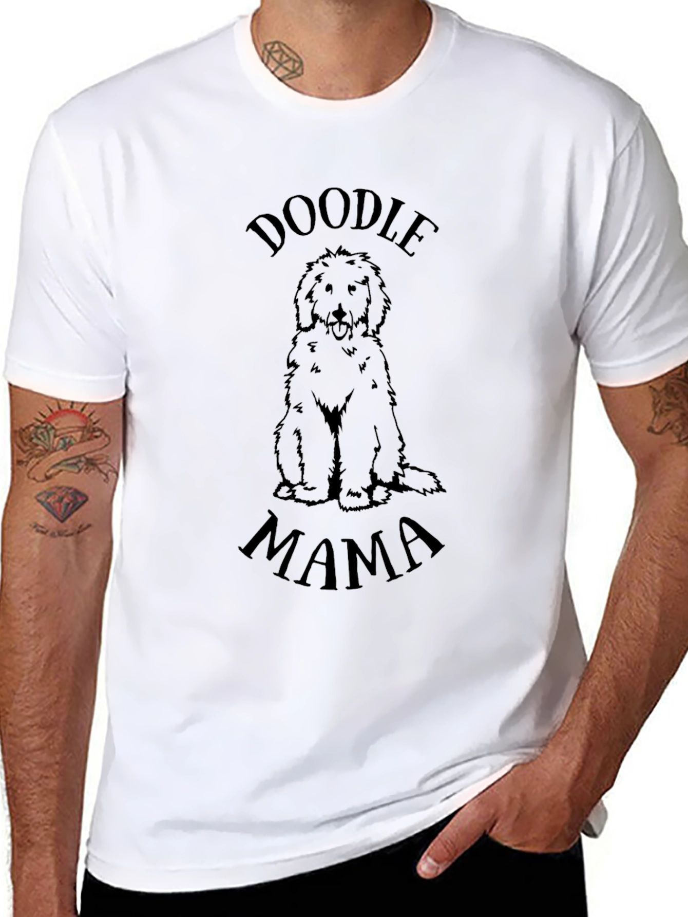 Doodle Mama T-Shirt - Cute Dog Lover Tee