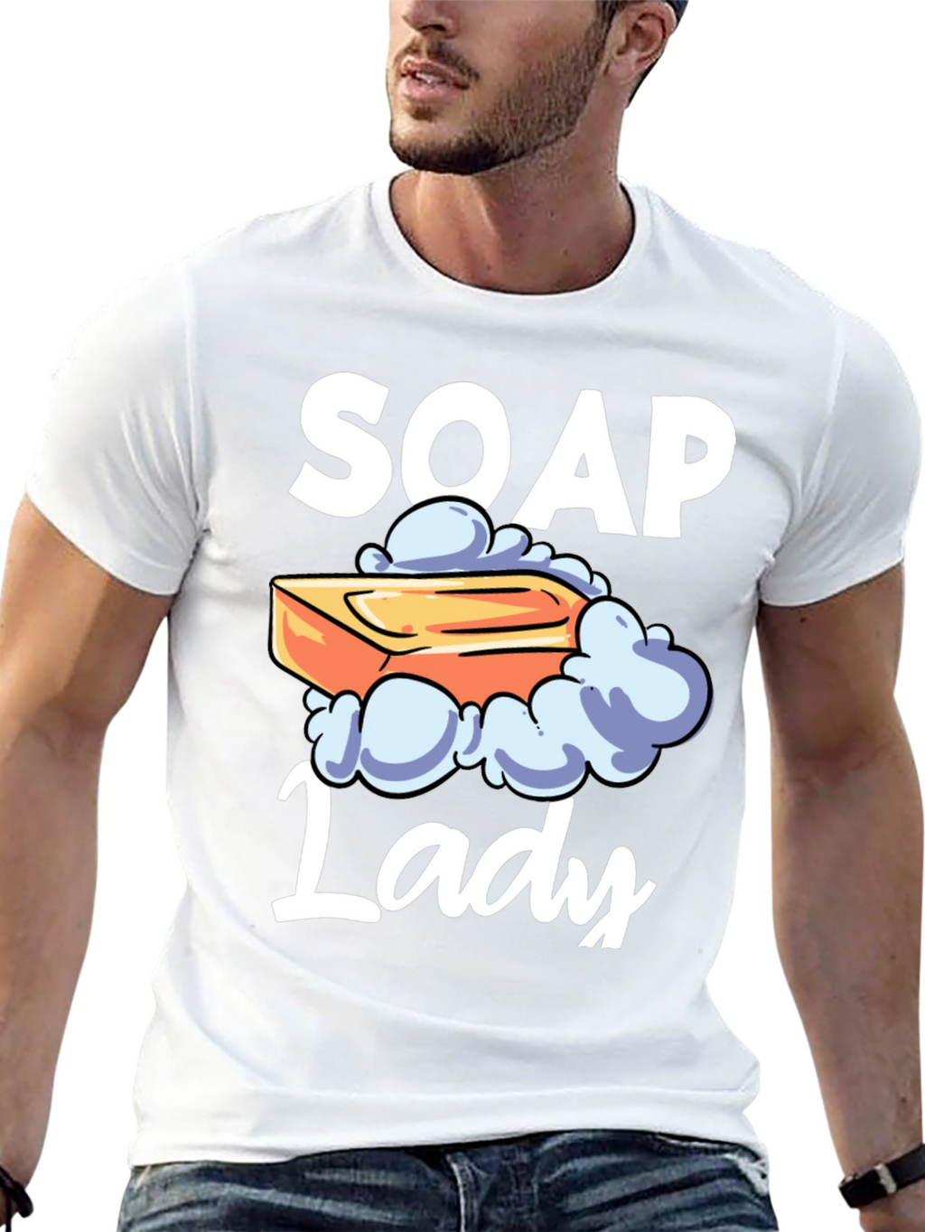 Soap Lady Novelty T-Shirt