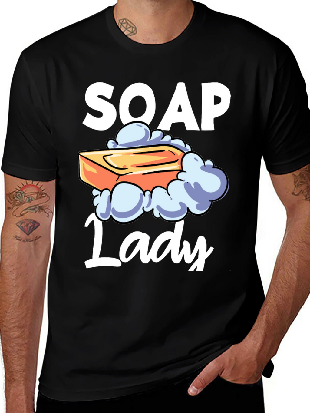 Soap Lady Novelty T-Shirt