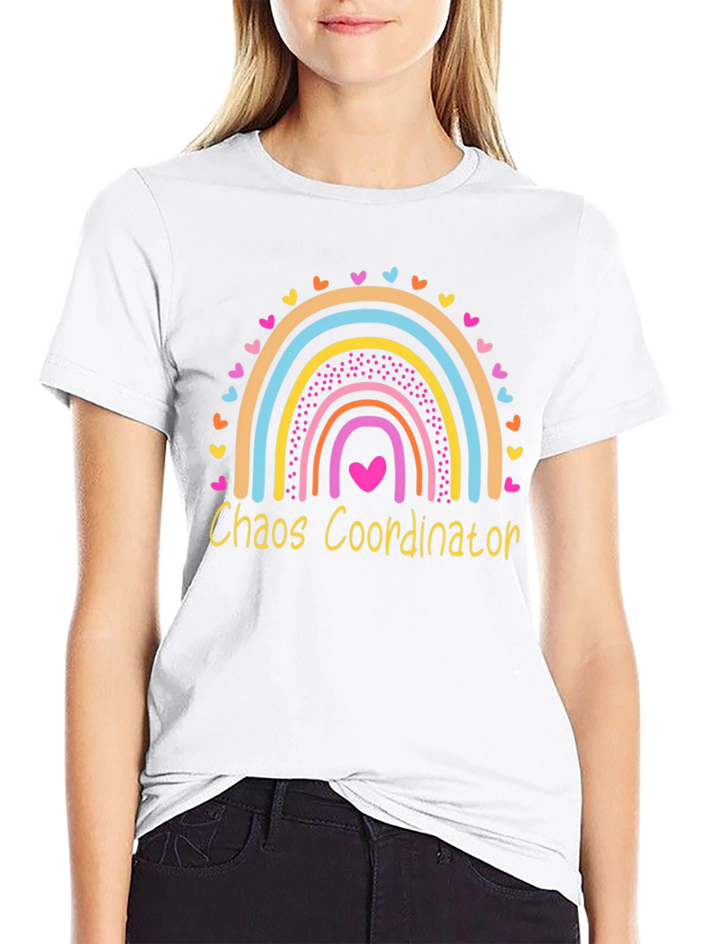Chaos Coordinator Rainbow Graphic Tee