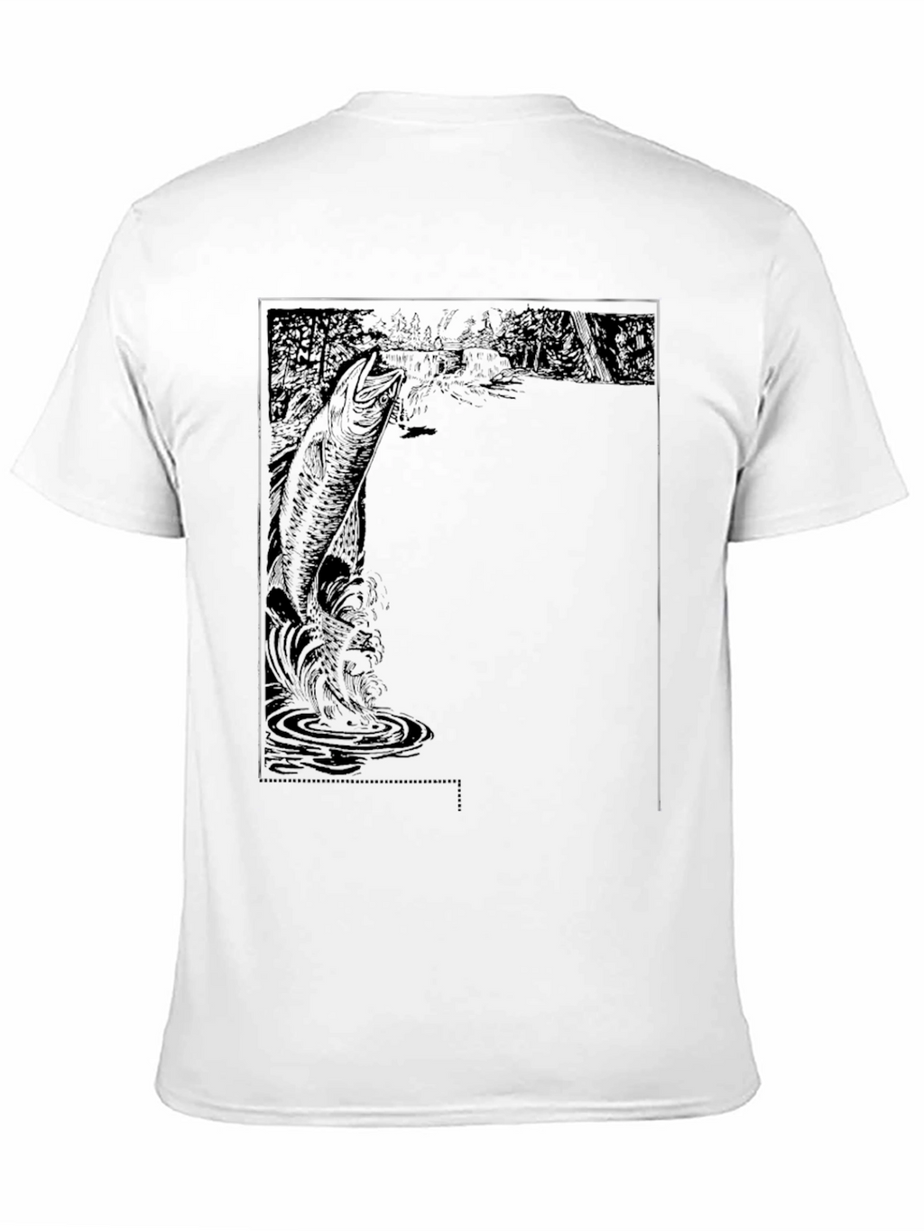Black Fishing Graphic Tee - Anglers Catch
