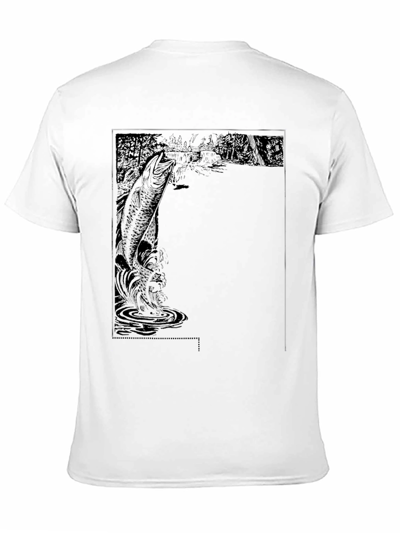 Black Fishing Graphic Tee - Anglers Catch