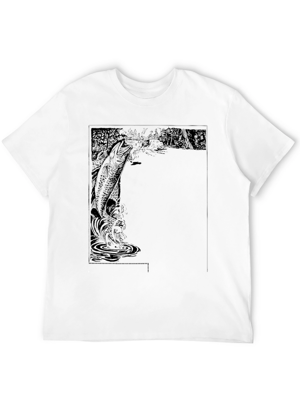 Black Fishing Graphic Tee - Anglers Catch