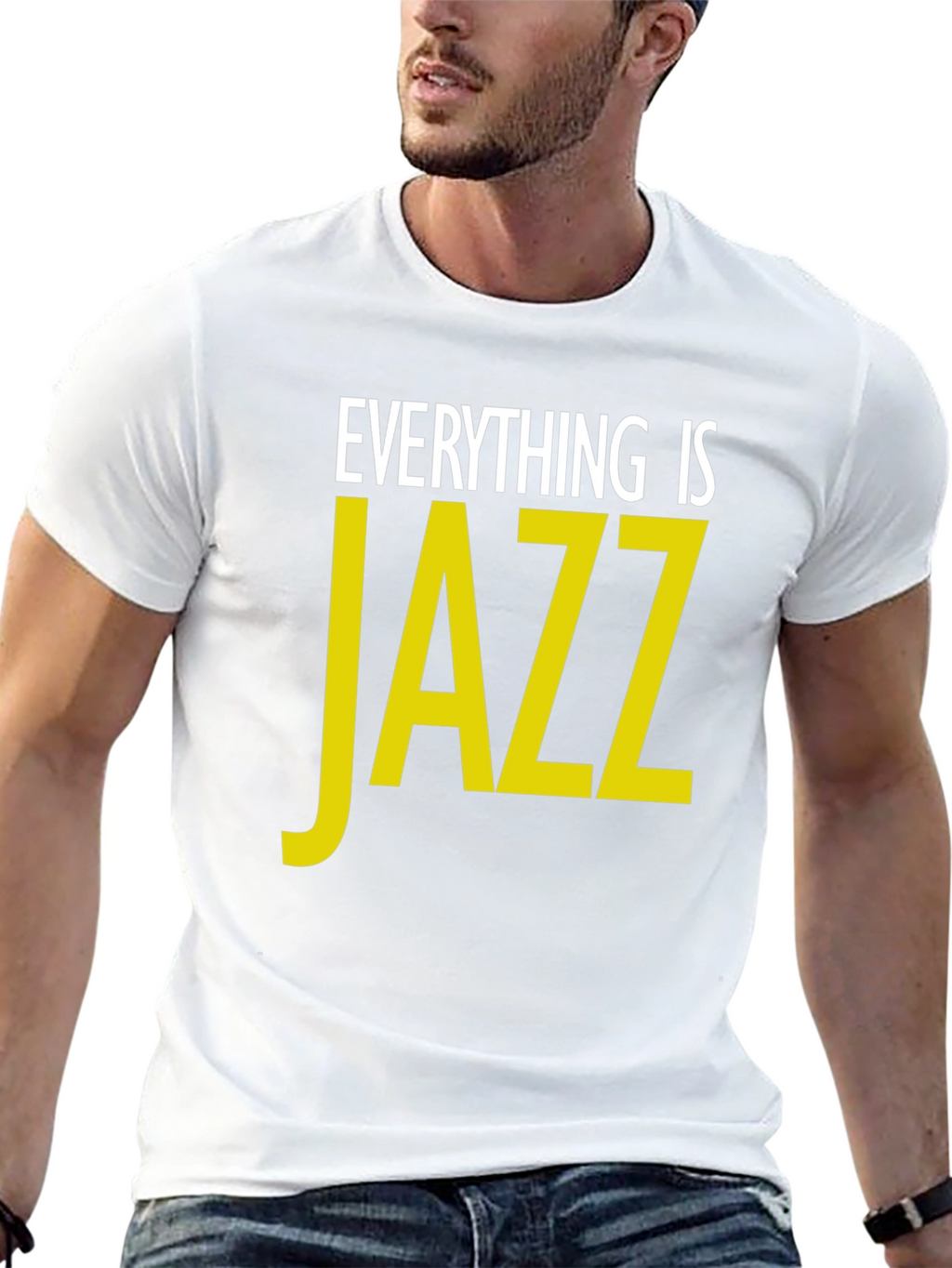 Everything is Jazz Graphic T-Shirt - Black