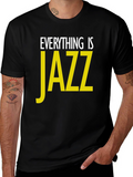 Everything is Jazz Graphic T-Shirt - Black