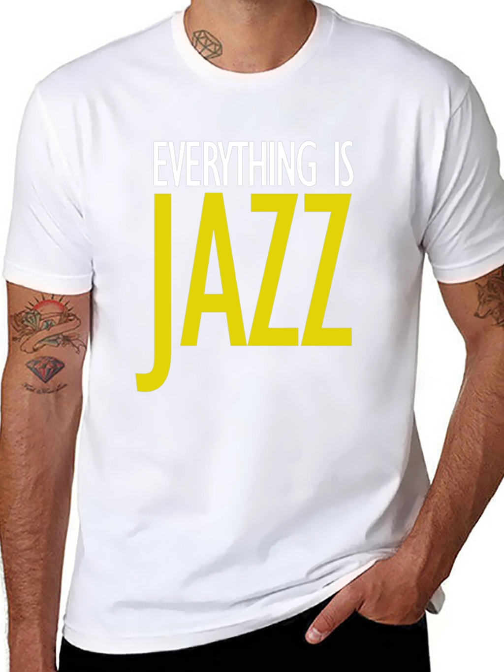 Everything is Jazz Graphic T-Shirt - Black