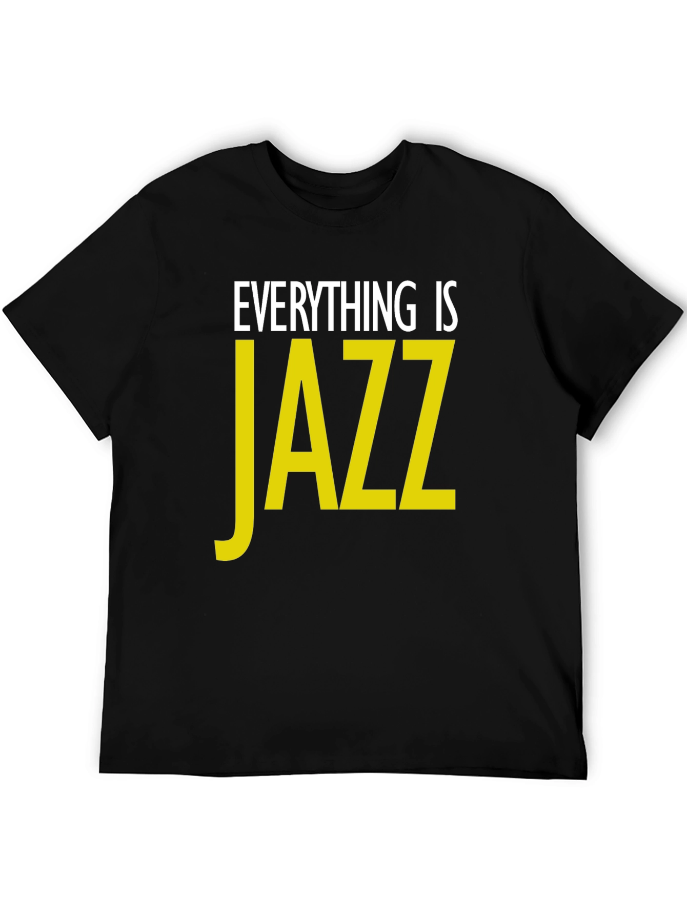 Everything is Jazz Graphic T-Shirt - Black