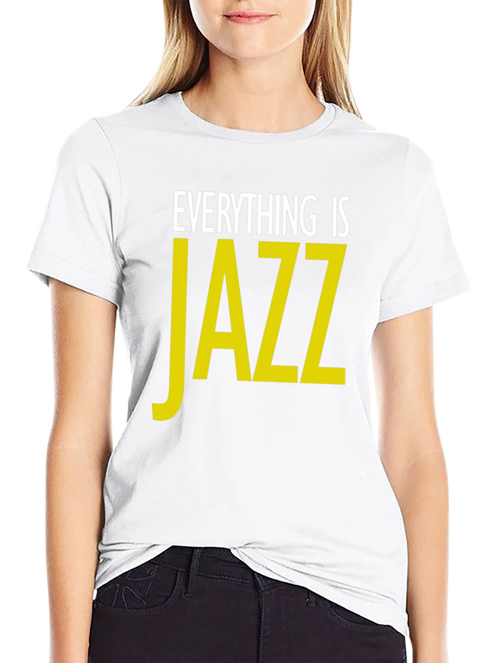 Everything is Jazz Graphic T-Shirt - Black