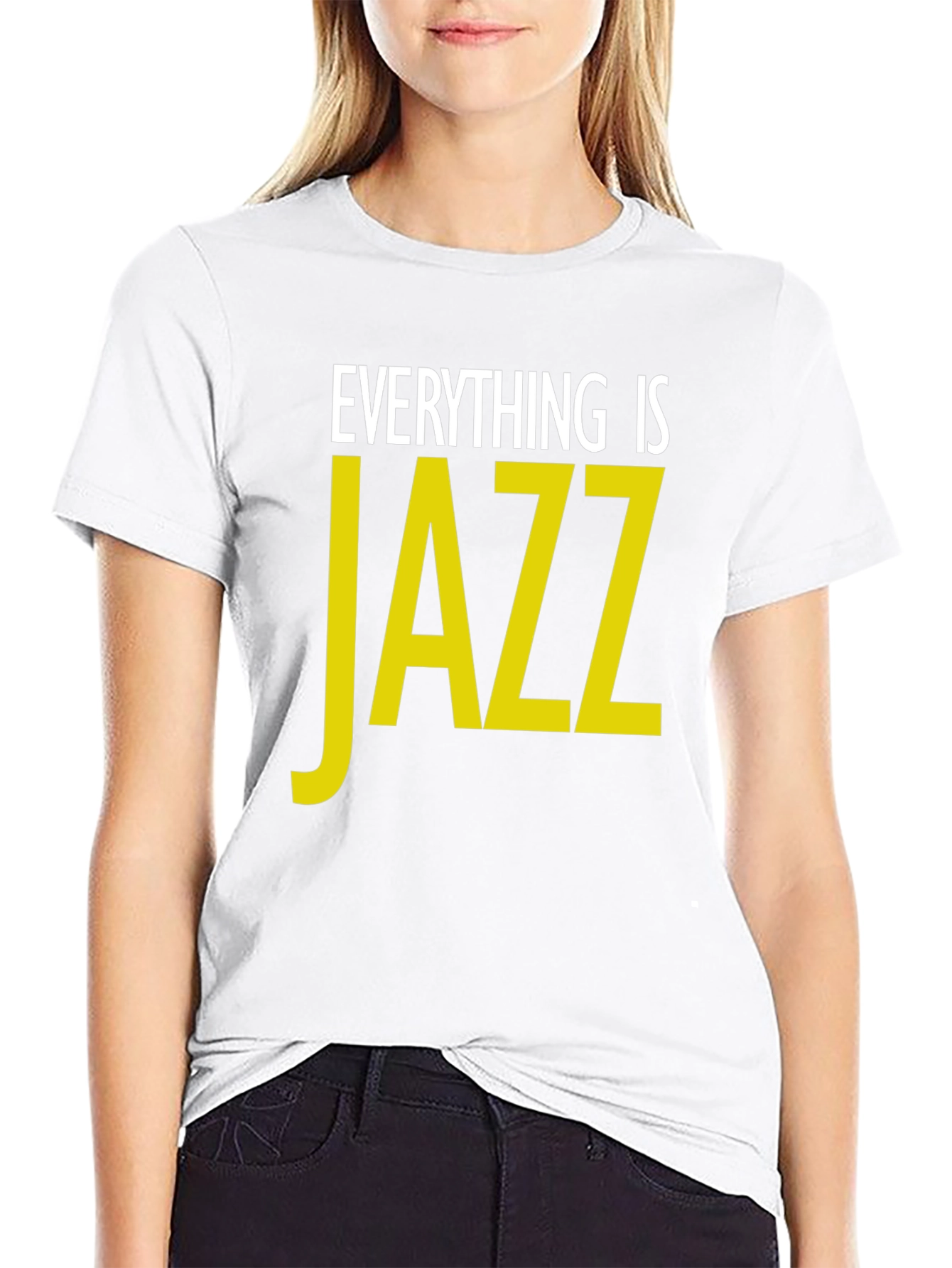 Everything is Jazz Graphic T-Shirt - Black