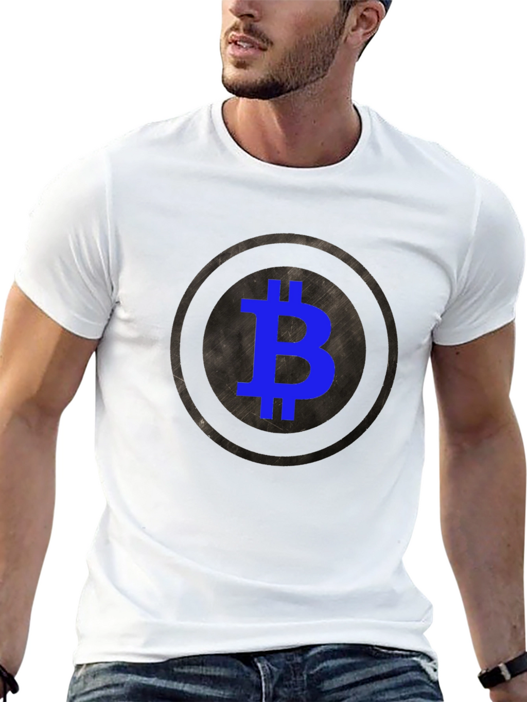 Bitcoin Crypto T-Shirt - Round Graphic Tee