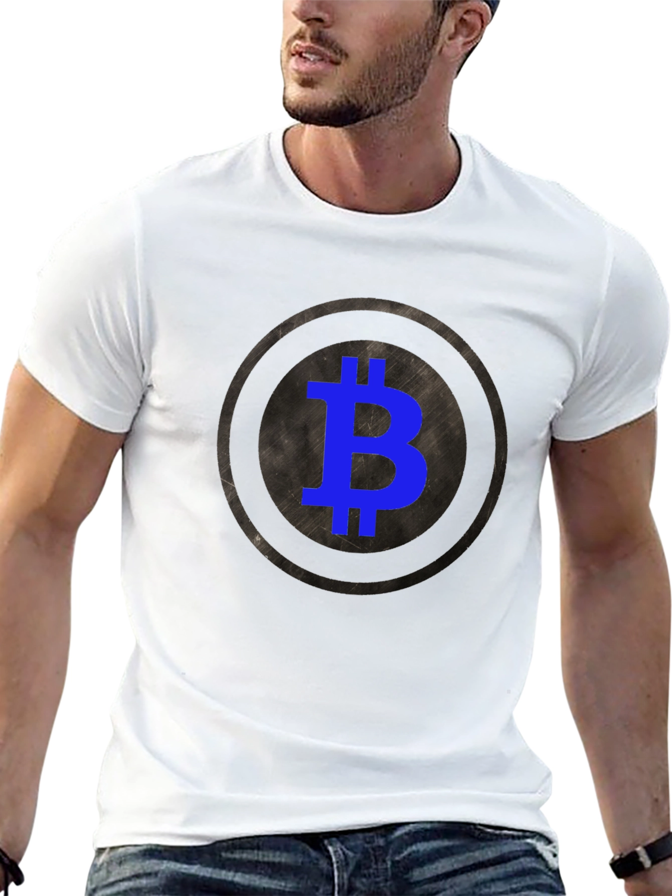 Bitcoin Crypto T-Shirt - Round Graphic Tee
