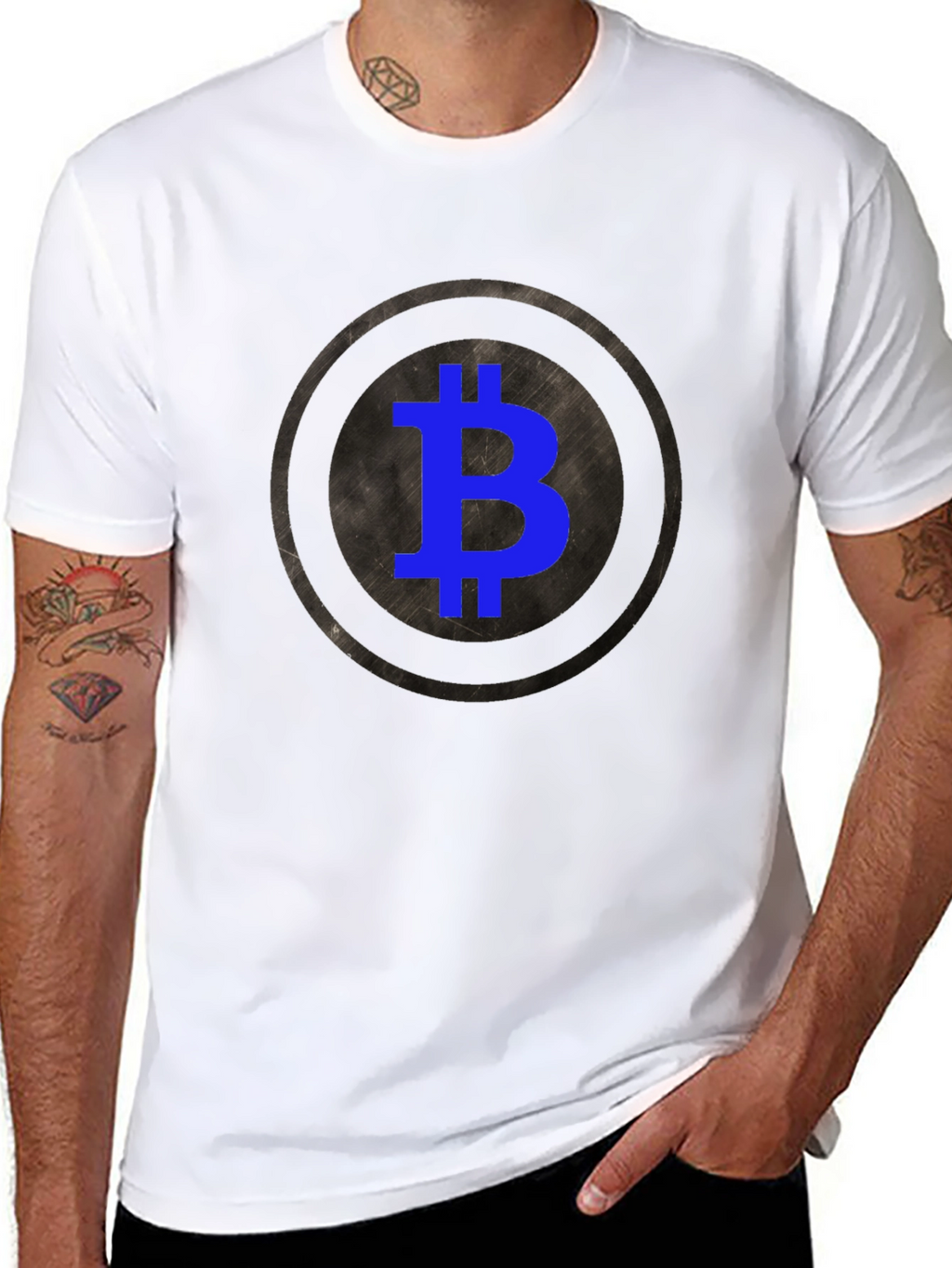 Bitcoin Crypto T-Shirt - Round Graphic Tee