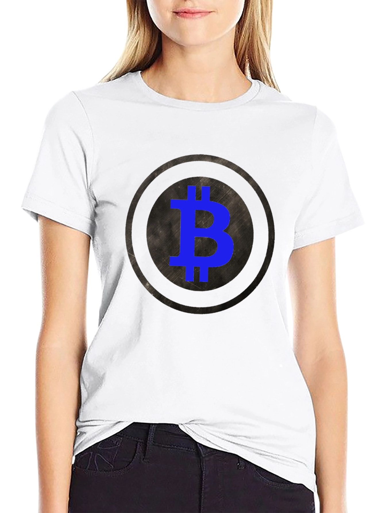 Bitcoin Crypto T-Shirt - Round Graphic Tee