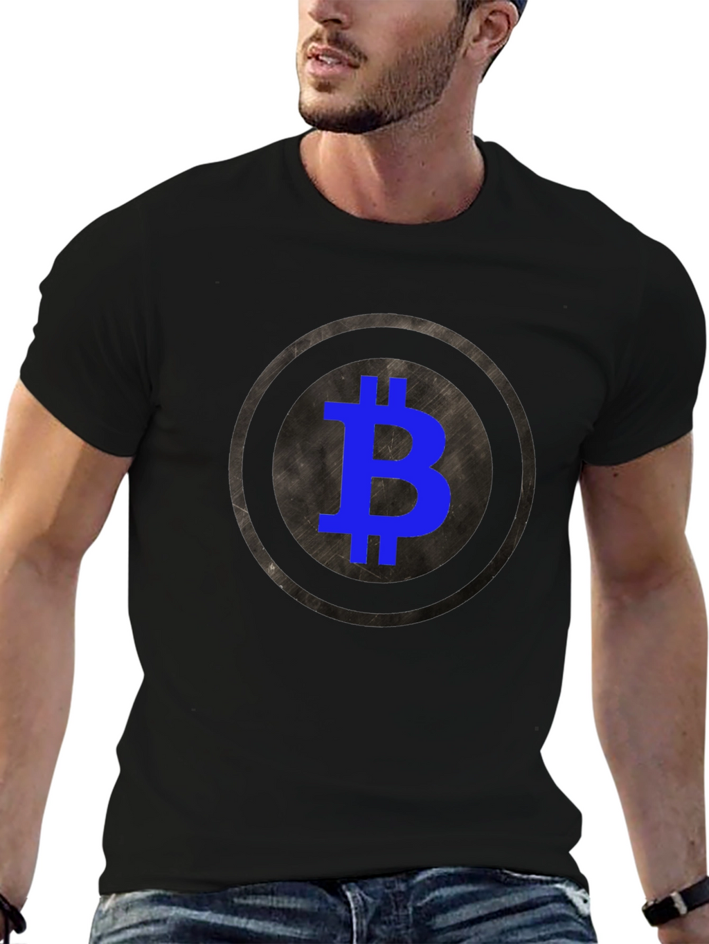 Bitcoin Crypto T-Shirt - Round Graphic Tee
