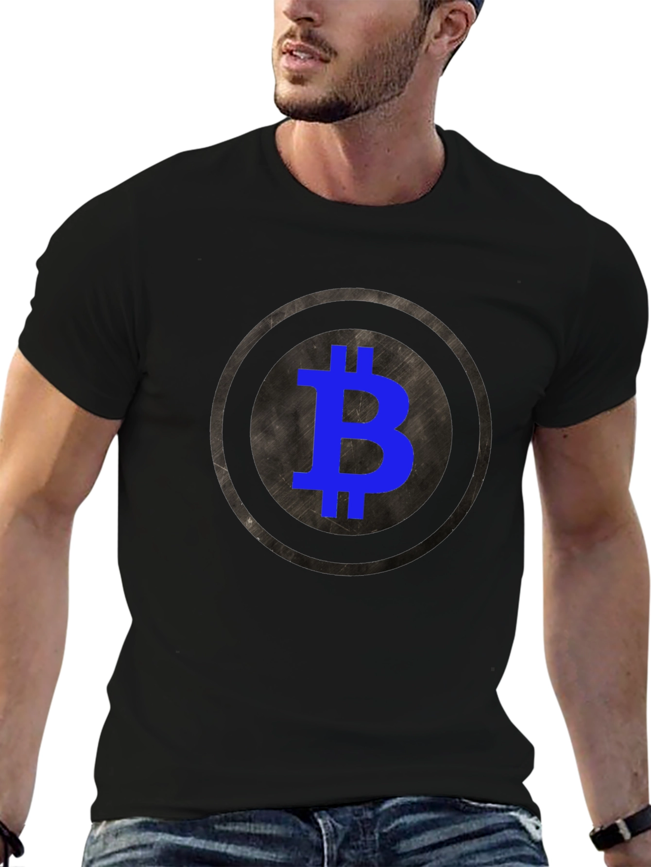 Bitcoin Crypto T-Shirt - Round Graphic Tee
