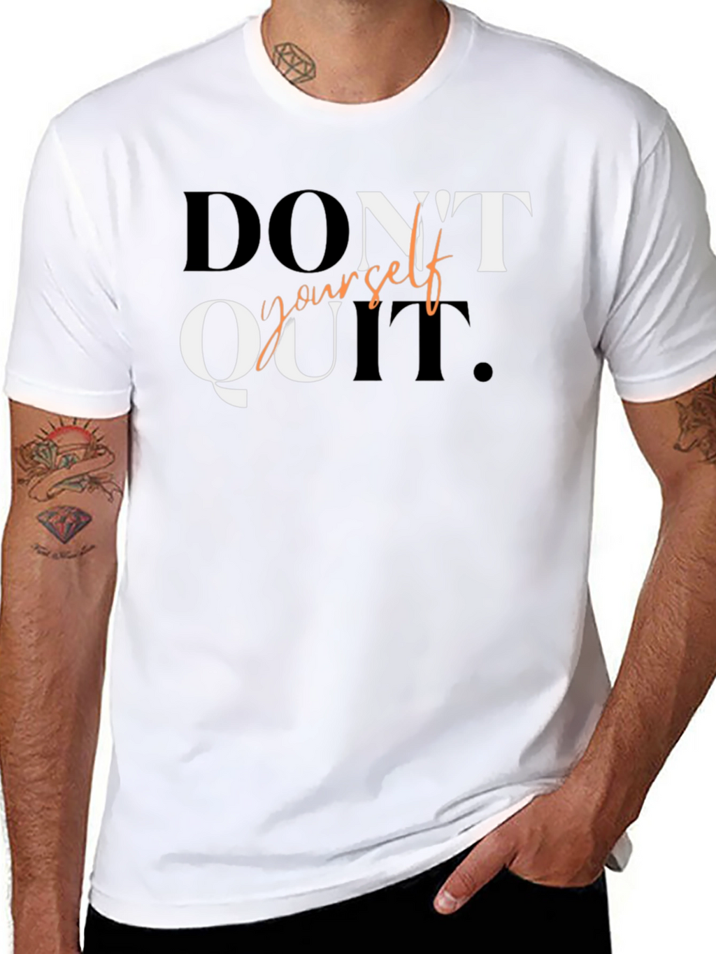 Motivational Dont Quit Graphic Tee