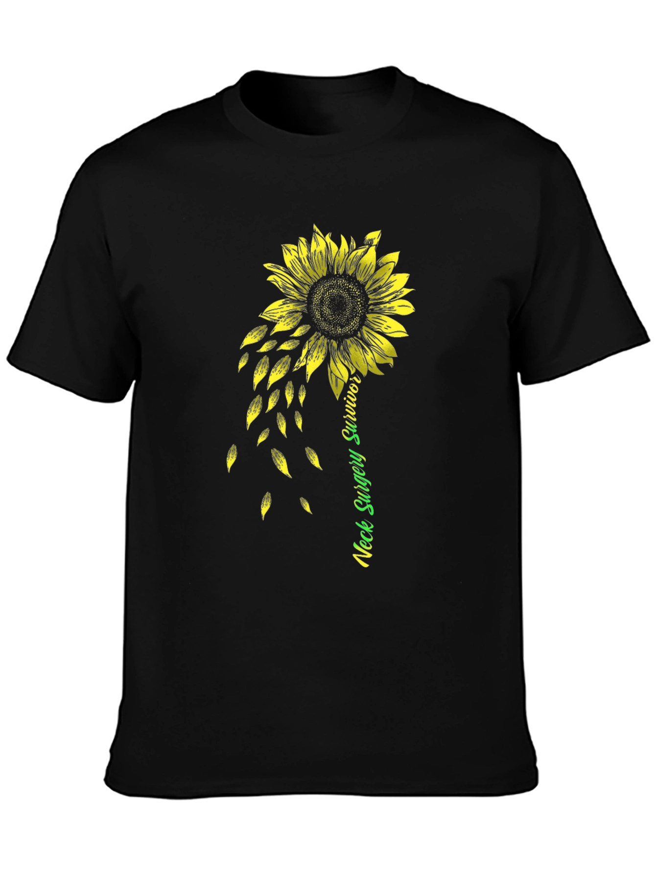 Neck Surgery Survivor Sunflower T-Shirt