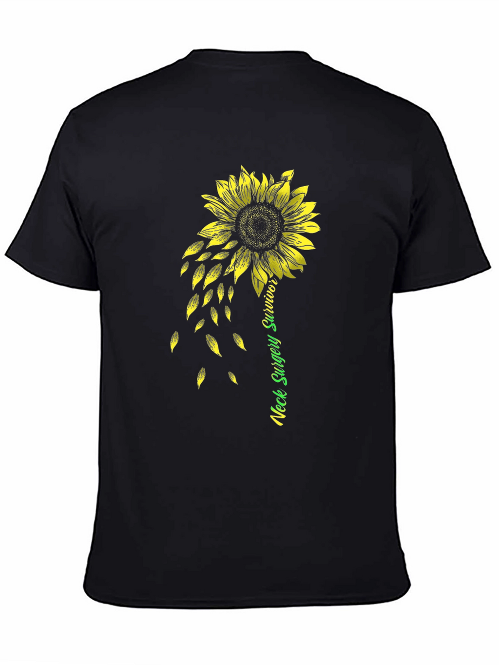 Neck Surgery Survivor Sunflower T-Shirt