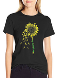 Neck Surgery Survivor Sunflower T-Shirt