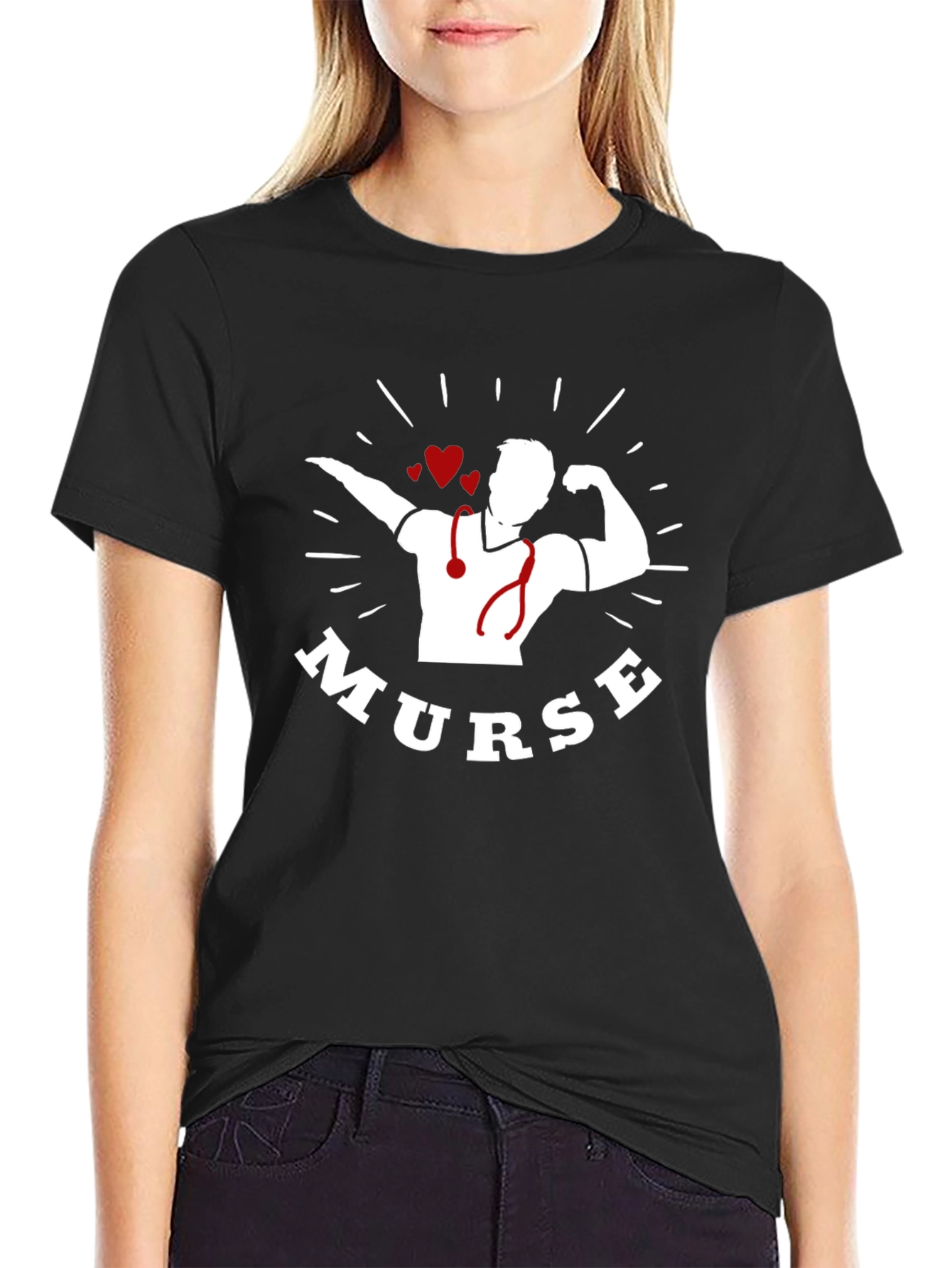 Murse T-Shirt - Male Nurse Strong Gift