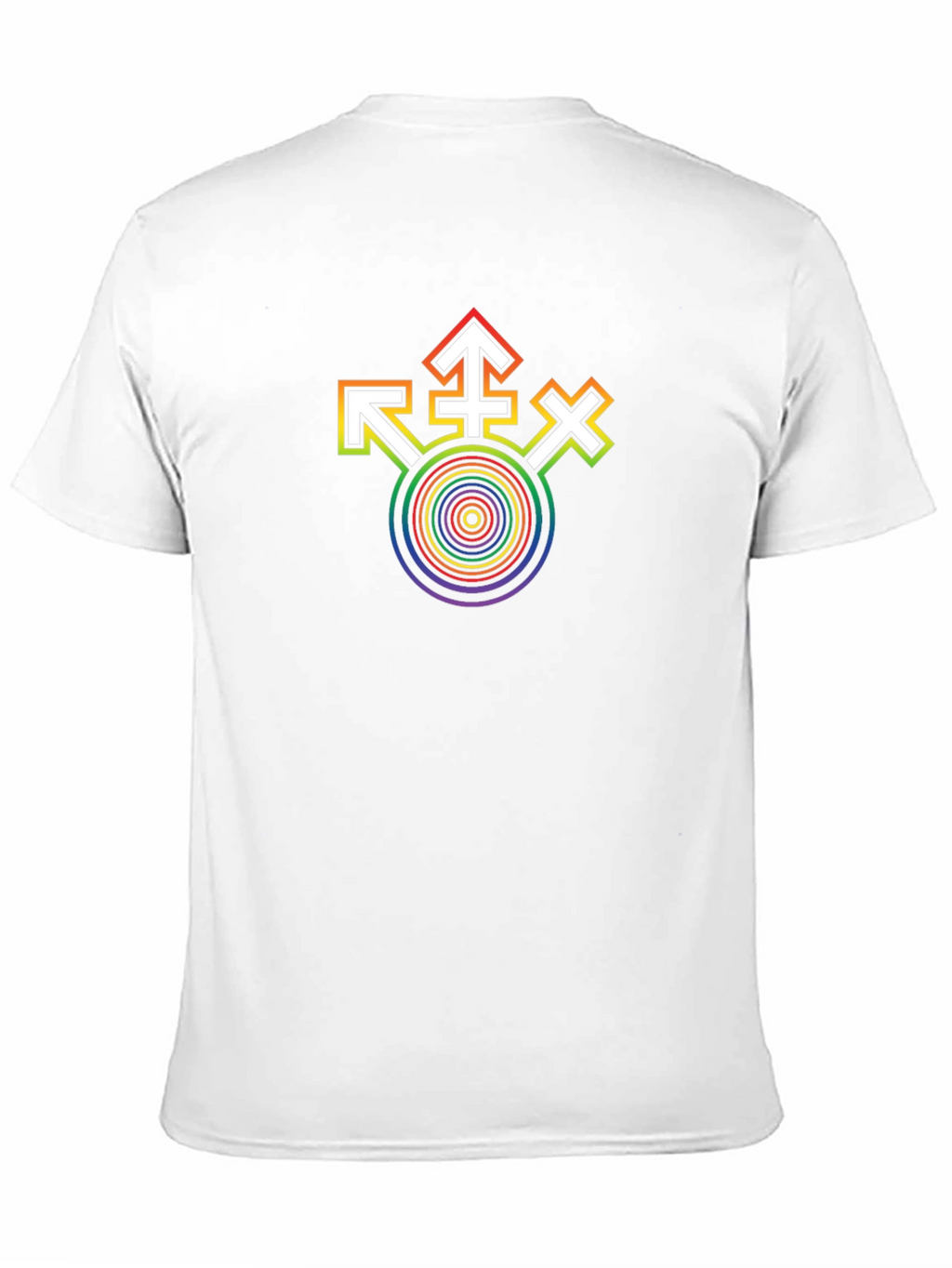 LGBT Pride Rainbow Symbol Black T-Shirt