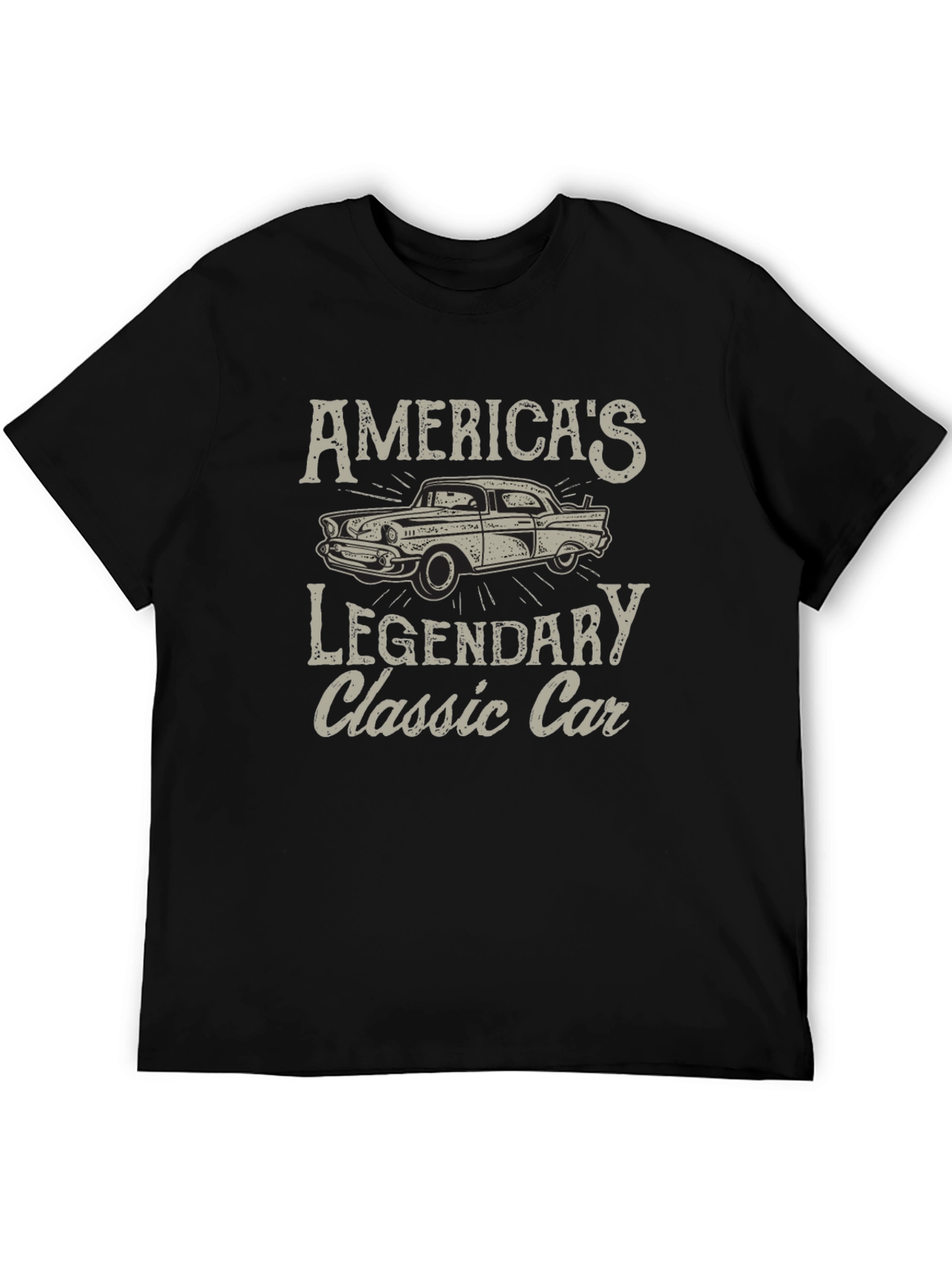Americas Legendary Classic Car Graphic T-Shirt