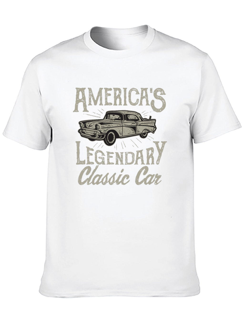Americas Legendary Classic Car Graphic T-Shirt