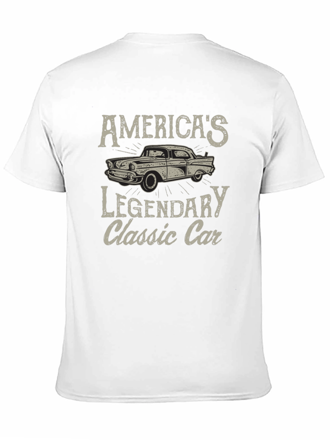 Americas Legendary Classic Car Graphic T-Shirt