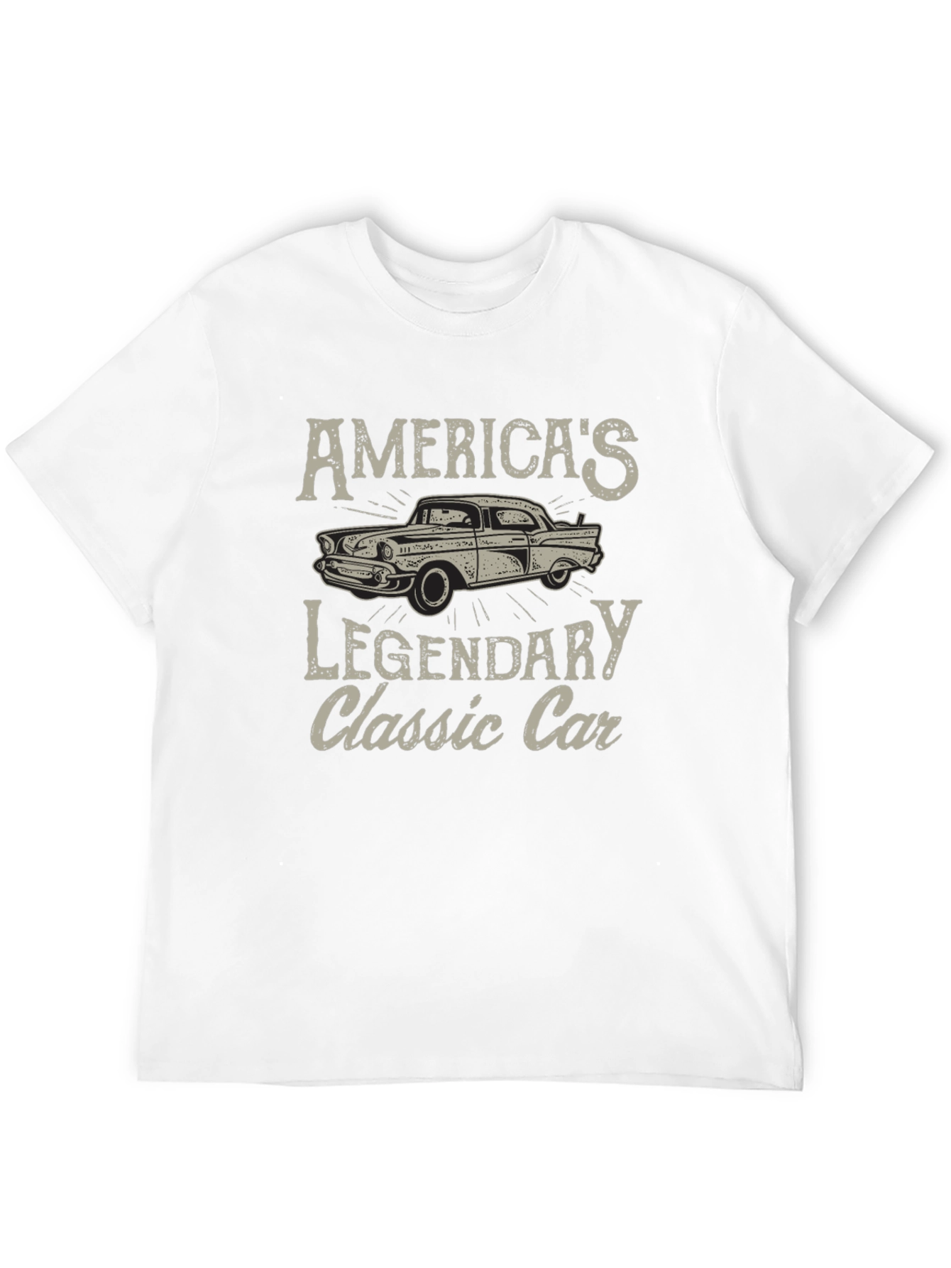 Americas Legendary Classic Car Graphic T-Shirt