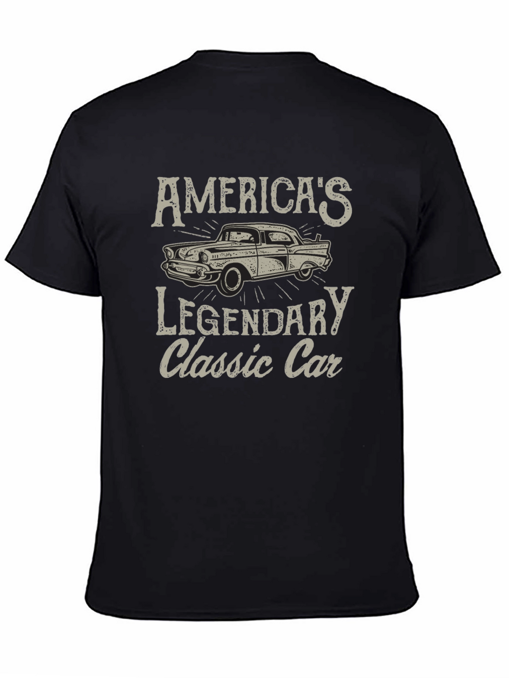 Americas Legendary Classic Car Graphic T-Shirt