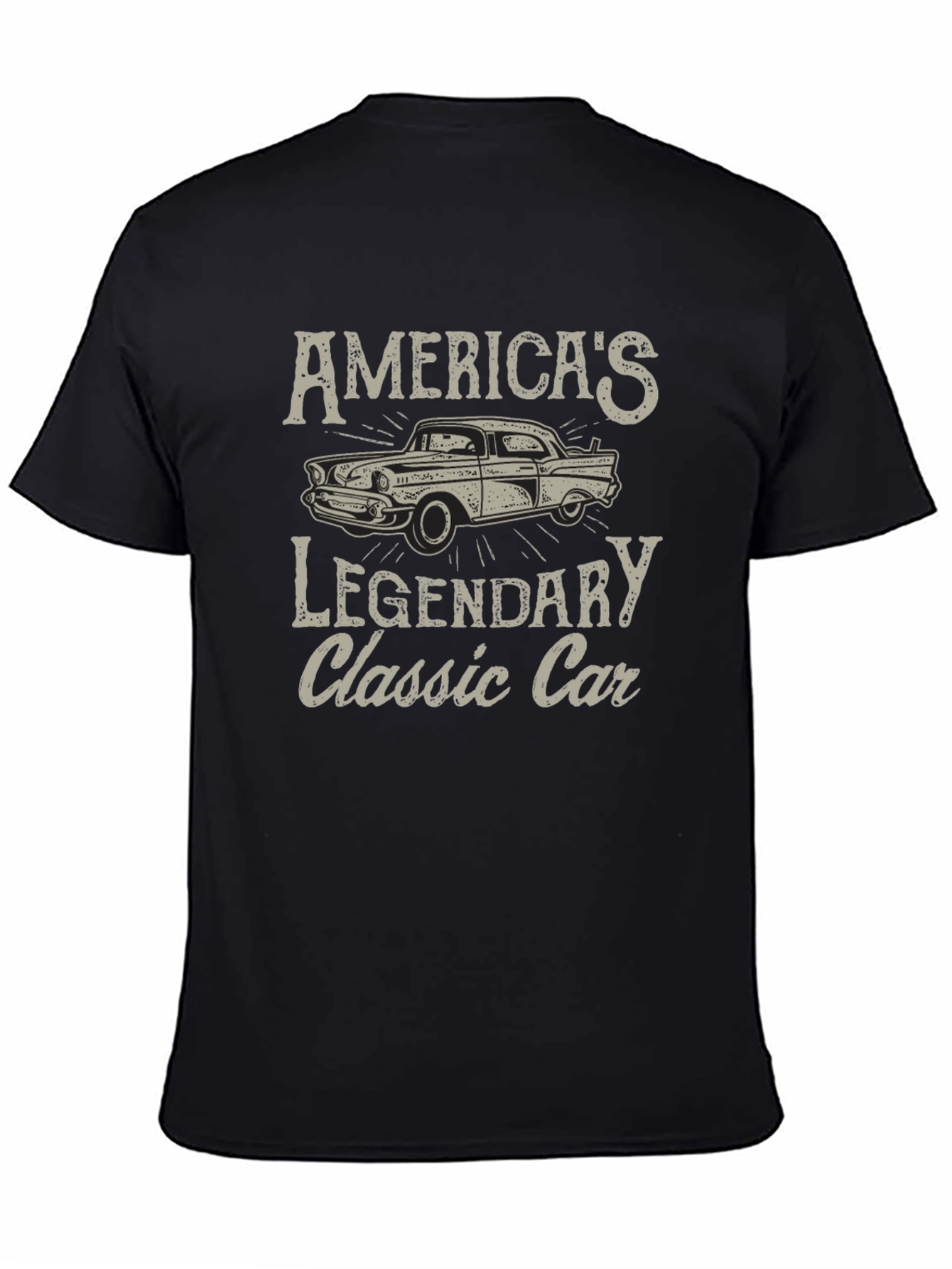 Americas Legendary Classic Car Graphic T-Shirt