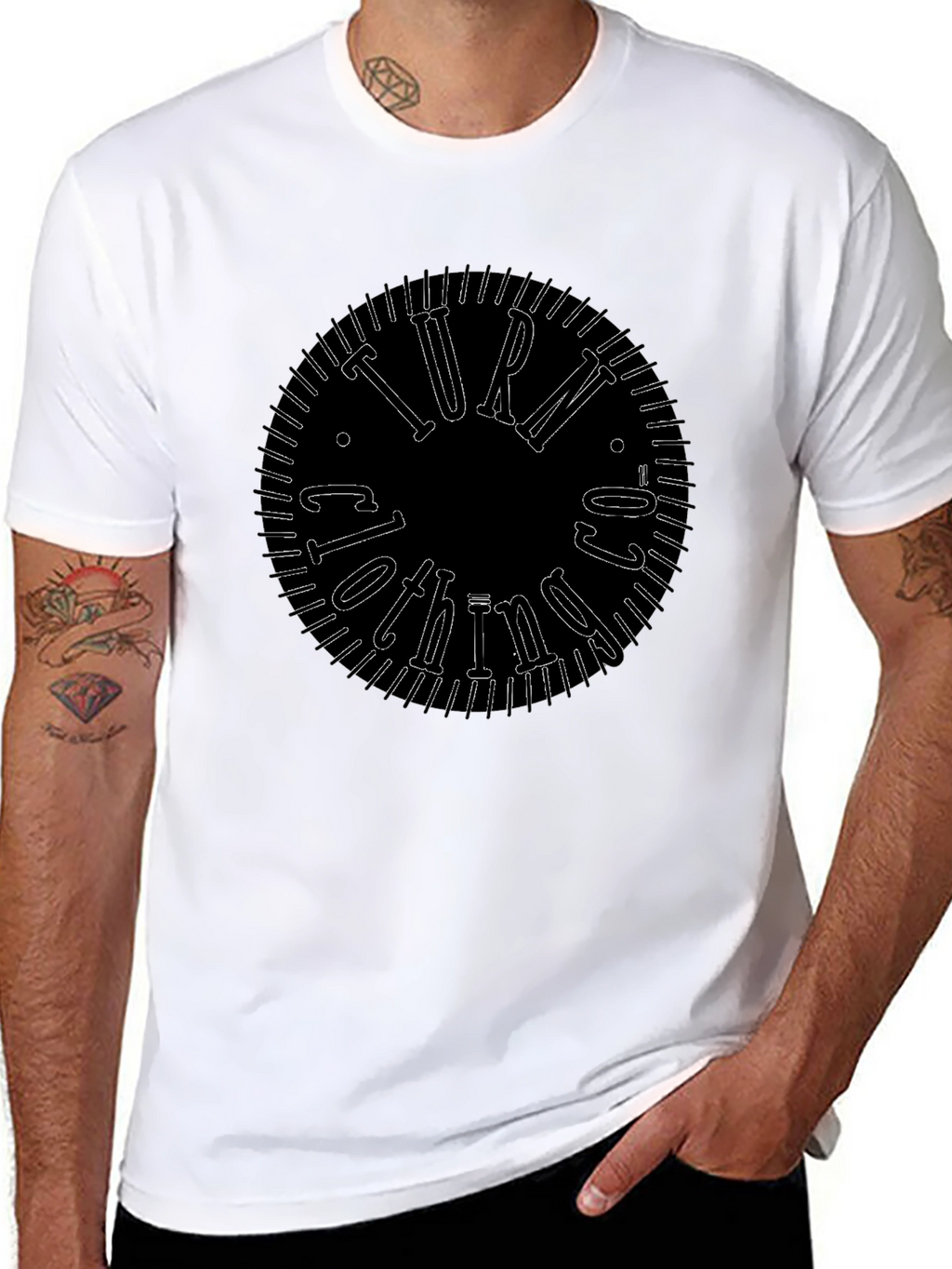 Turn Clothing Back In Time Graphic Tee