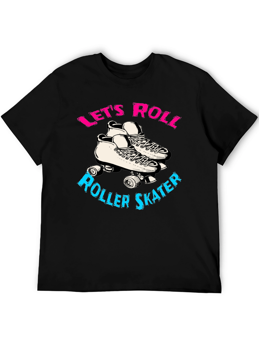 Lets Roll Roller Skater T-Shirt