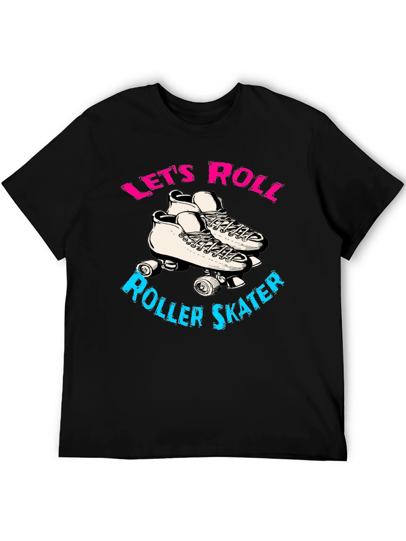 Lets Roll Roller Skater T-Shirt