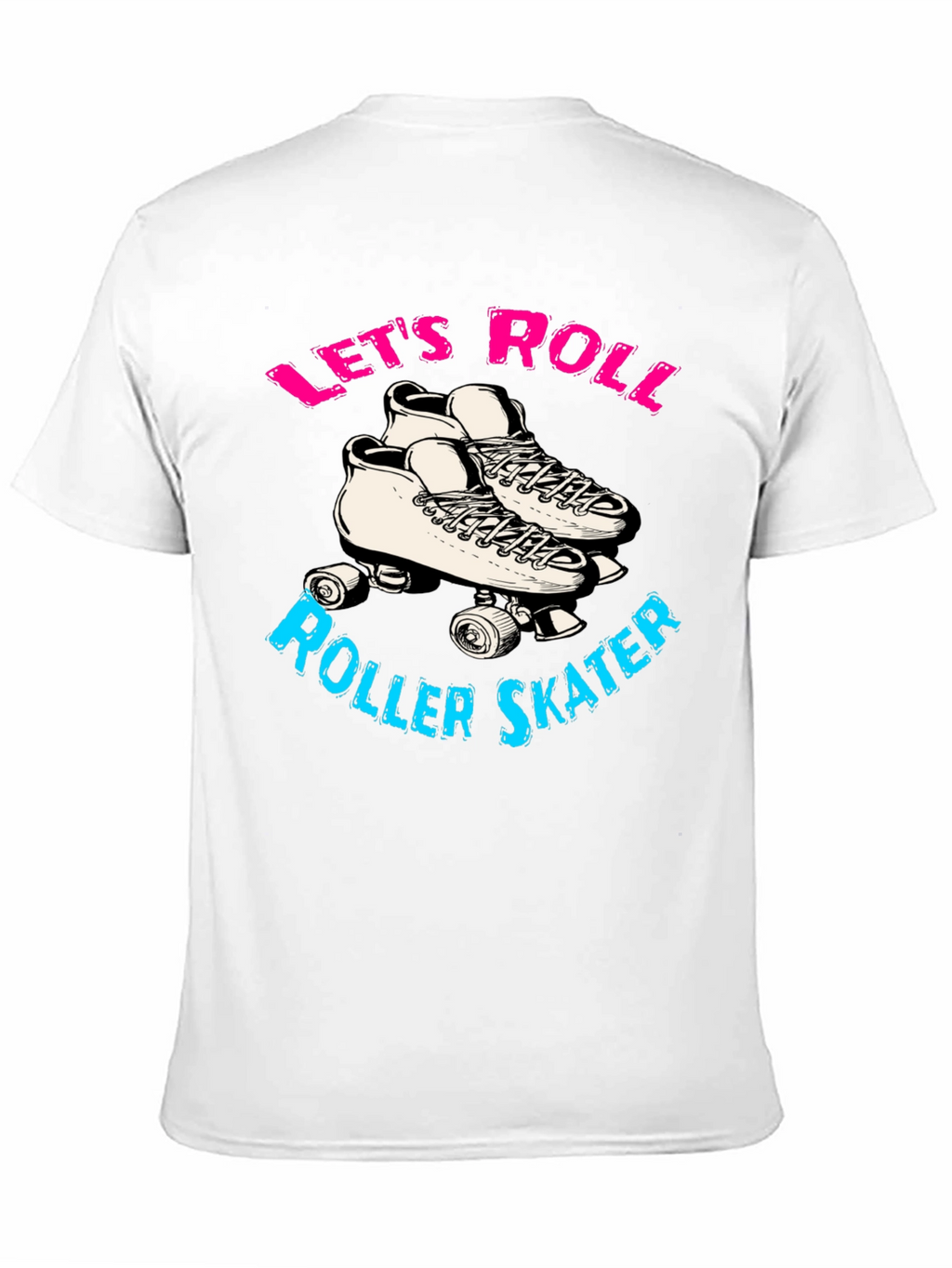 Lets Roll Roller Skater T-Shirt