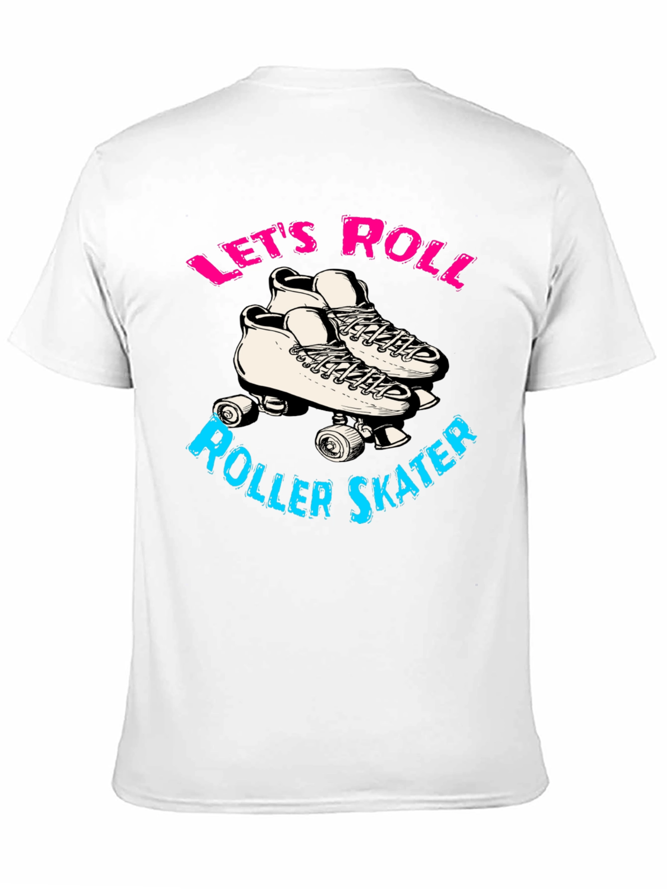 Lets Roll Roller Skater T-Shirt