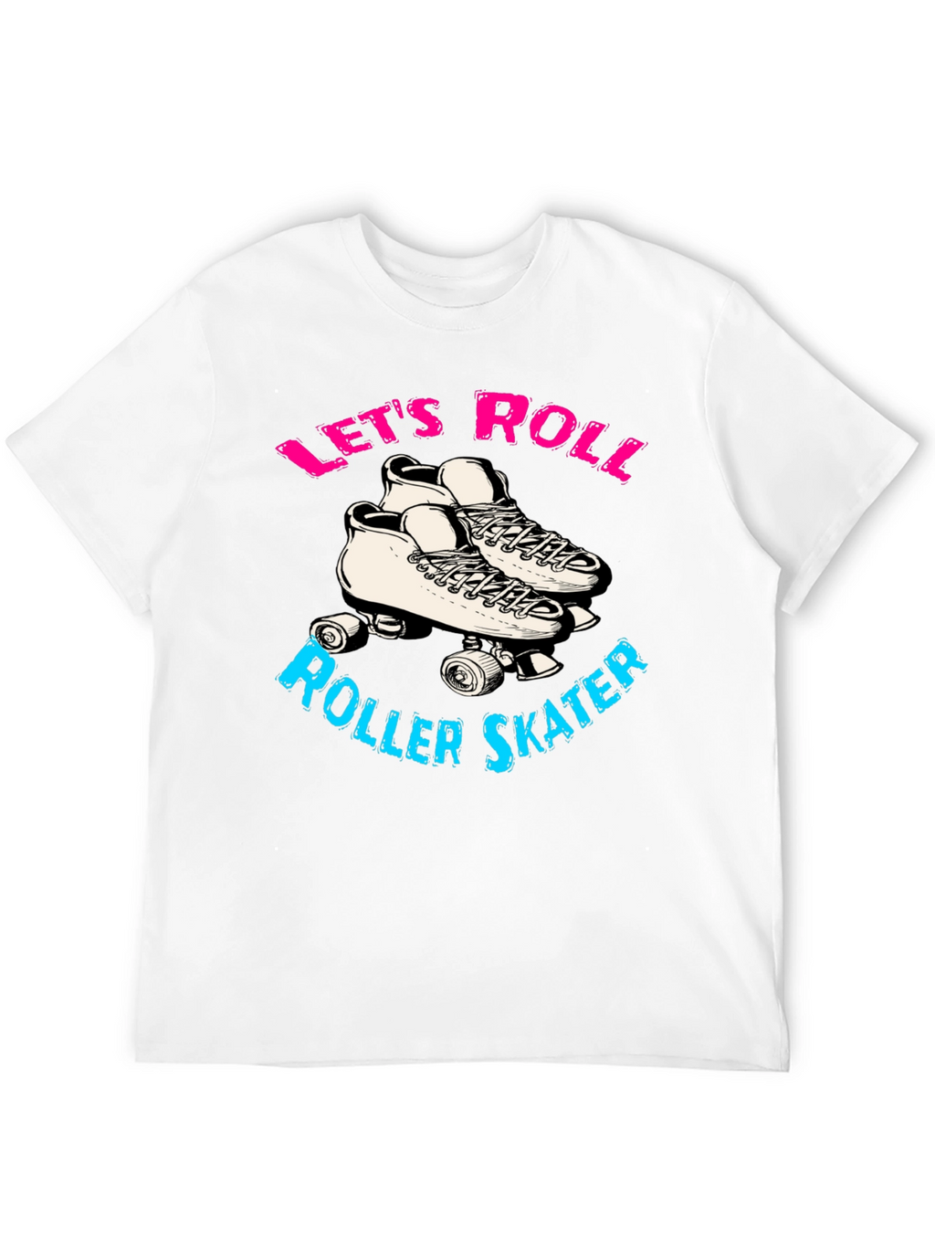Lets Roll Roller Skater T-Shirt