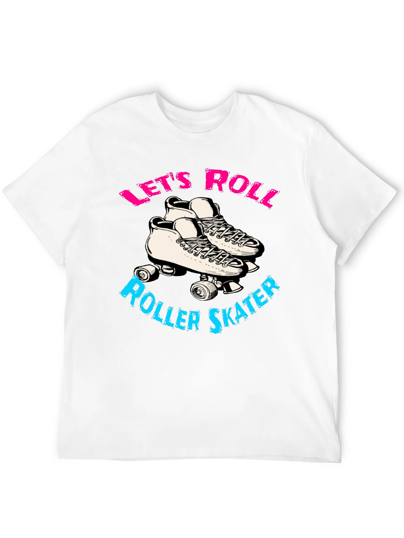 Lets Roll Roller Skater T-Shirt