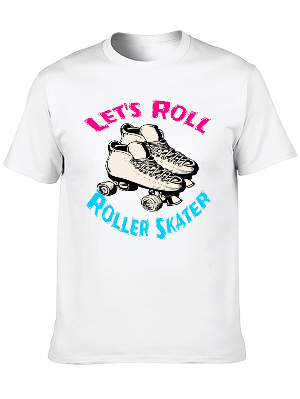 Lets Roll Roller Skater T-Shirt