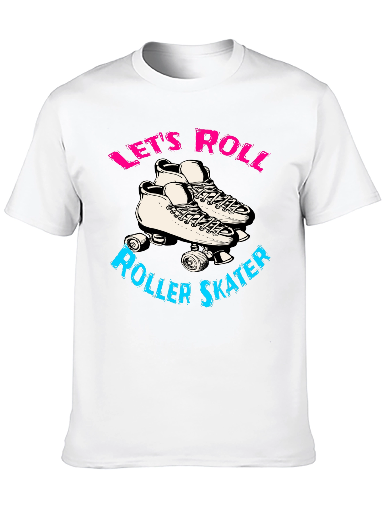 Lets Roll Roller Skater T-Shirt