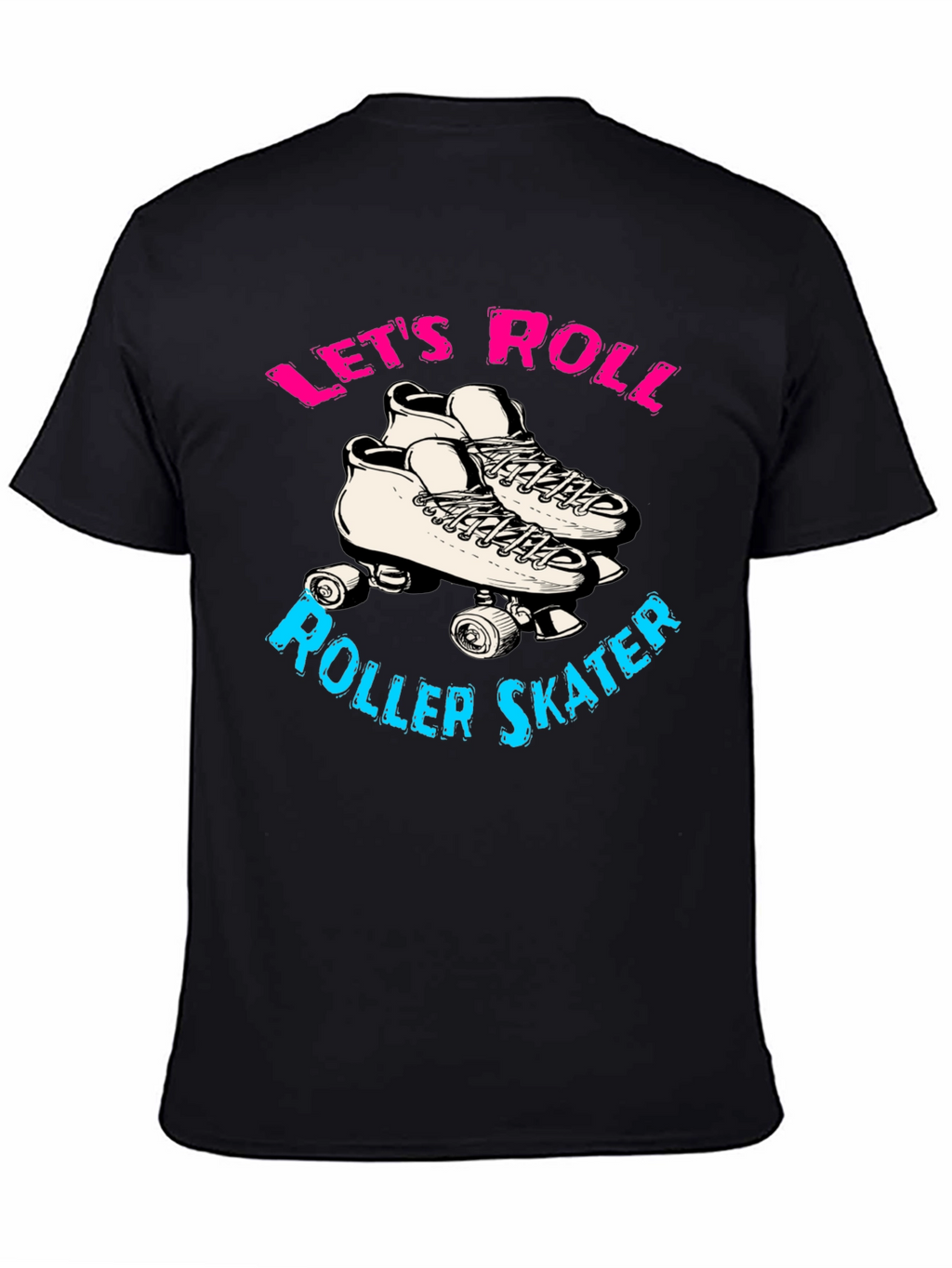 Lets Roll Roller Skater T-Shirt