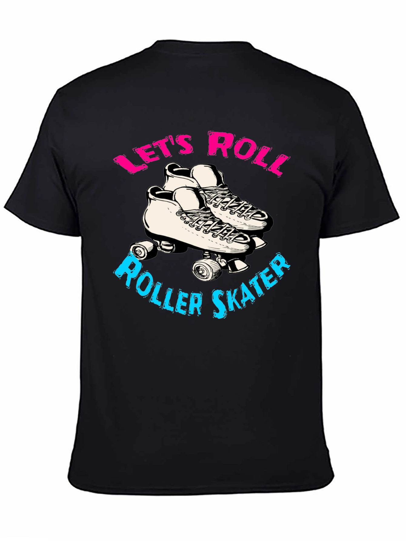 Lets Roll Roller Skater T-Shirt