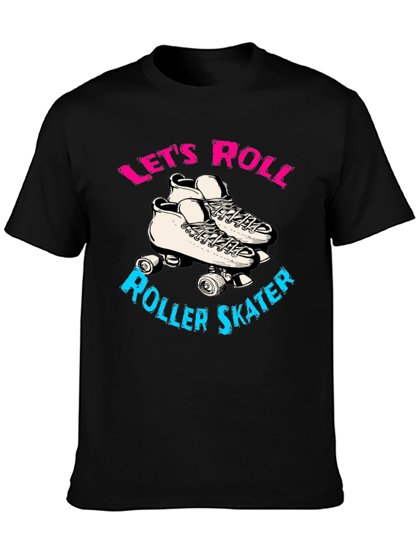 Lets Roll Roller Skater T-Shirt