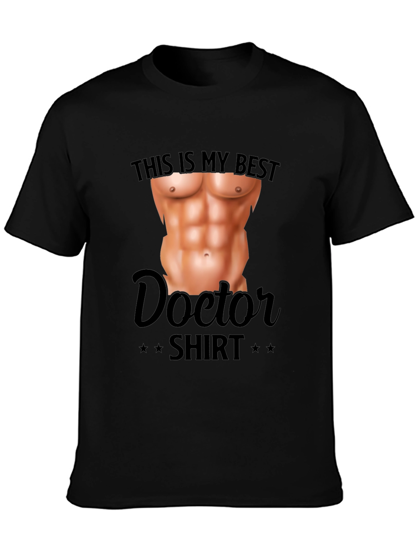 Funny Doctor Shirt - Fake Abs T-Shirt