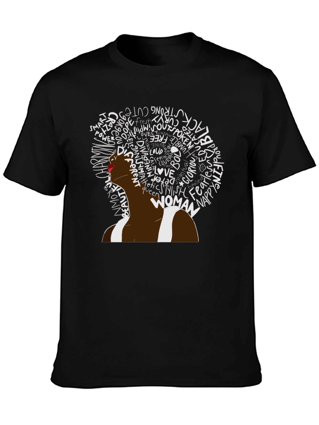 Empowered Woman Black Tee