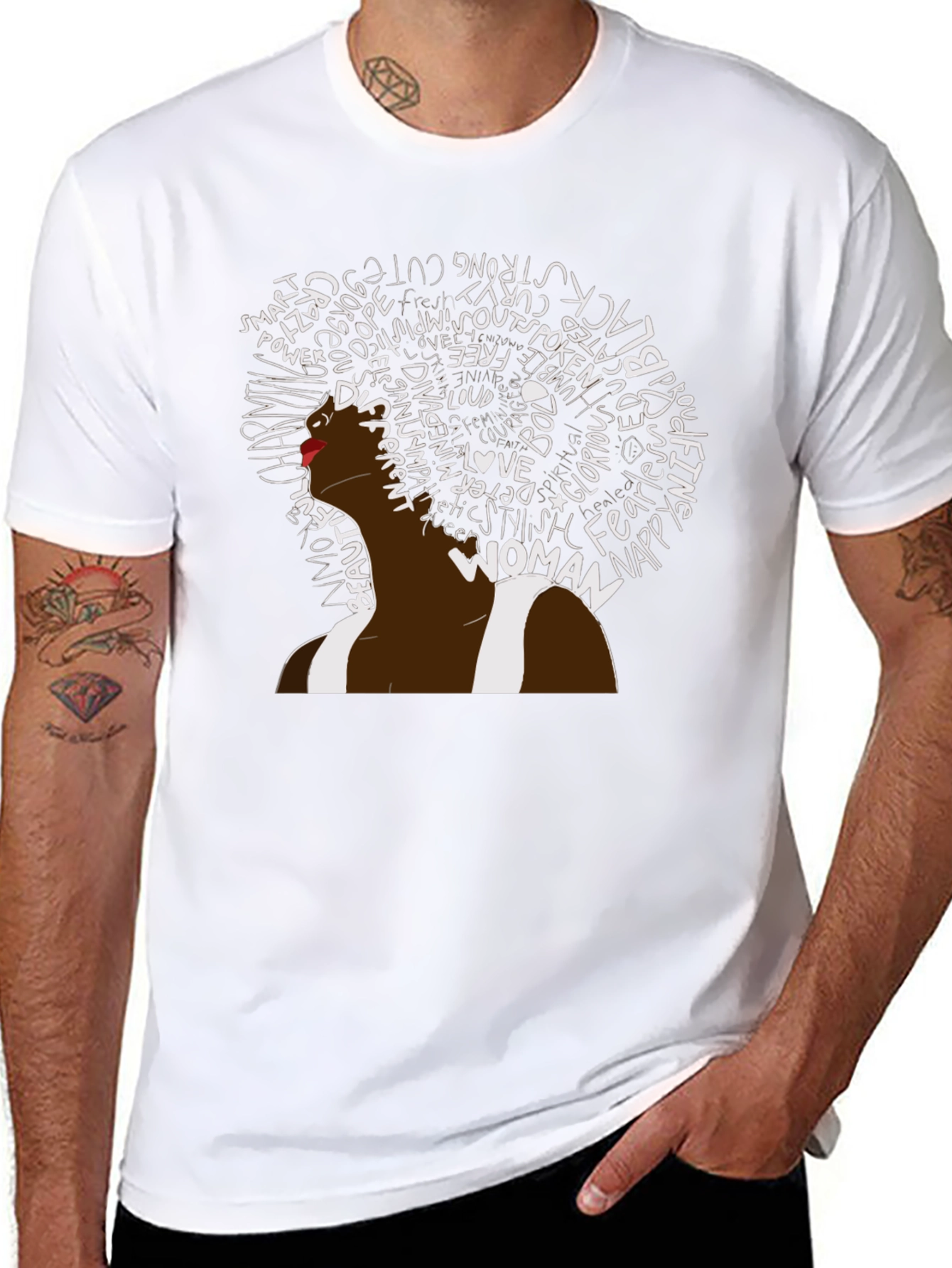 Empowered Woman Black Tee