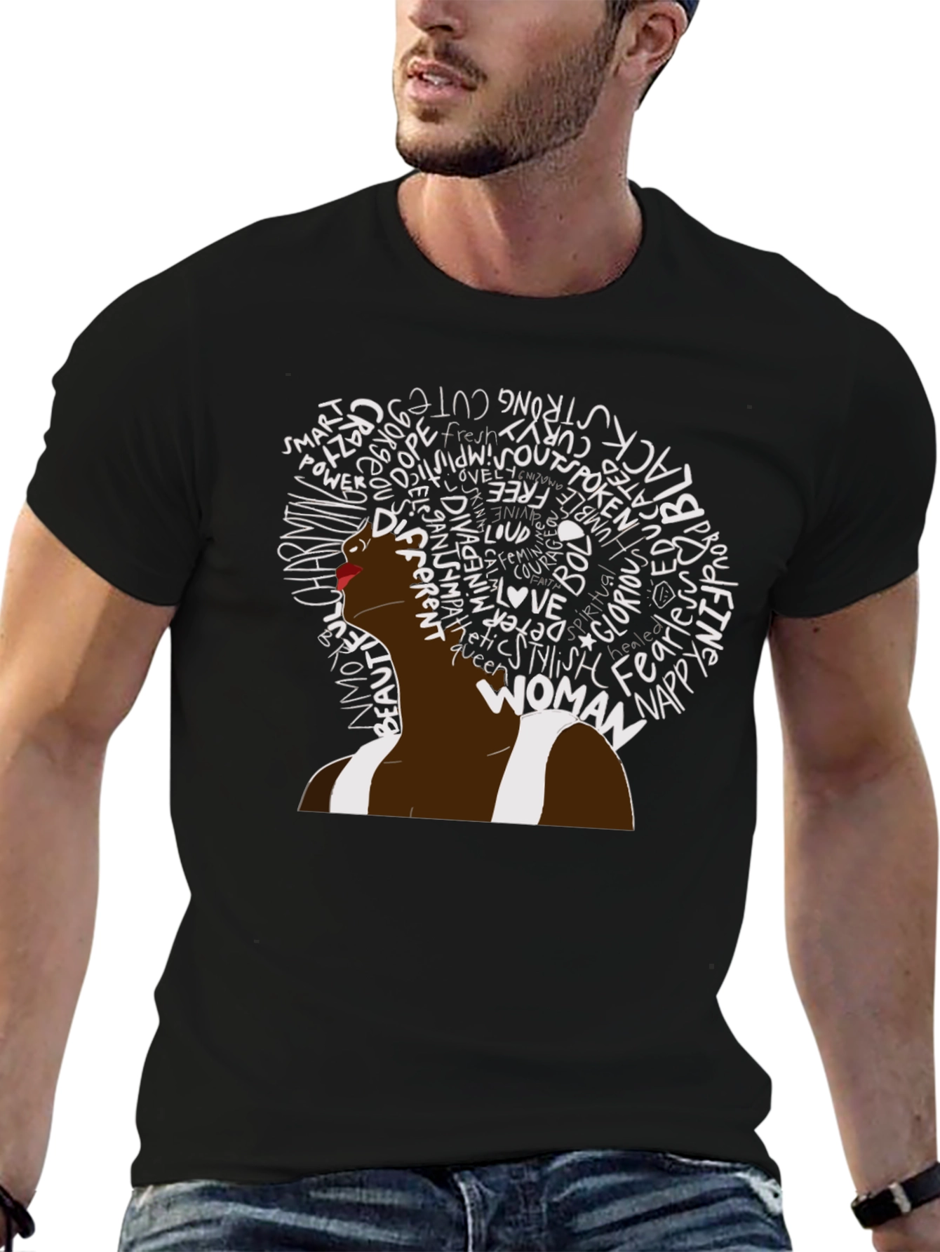 Empowered Woman Black Tee
